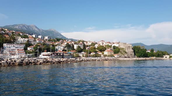 Herceg Novi Ancient Town in Kotor Bay in Montenegro