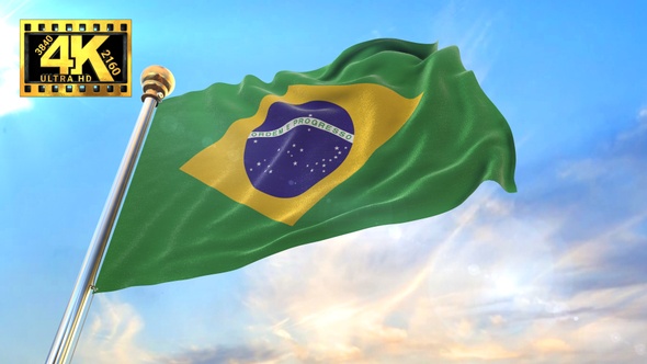 [4k]Brazil flag