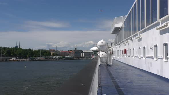 Awesome Shot of the Helsinki Cityscape From a Cruise Ship