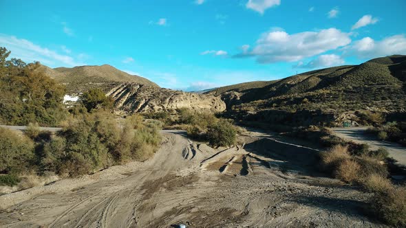 Aerial View Of The Almeria Desert alt