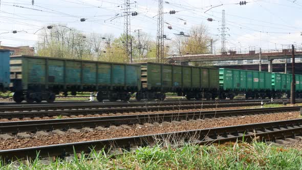 Railway Train Wagon Railroad