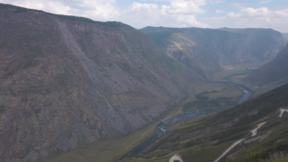 Katu Yaryk Mountain Pass and the Valley of the River of Chulyshman