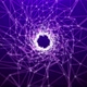 Plexus Tunnel Purple Background - VideoHive Item for Sale
