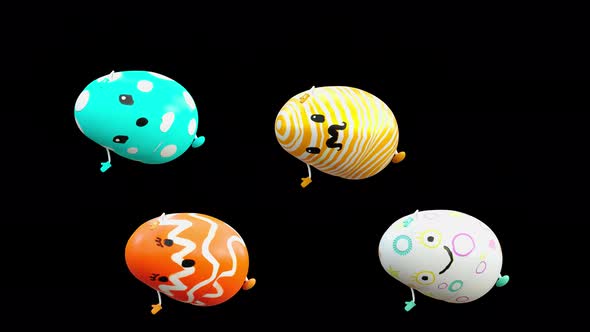 45 Easter Day Eggs Dancing 4K alt