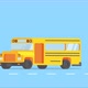 Cartoon School Bus 4K - VideoHive Item for Sale