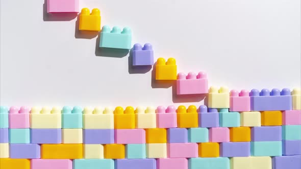 Stop Motion Animation with Plastic Building Blocks