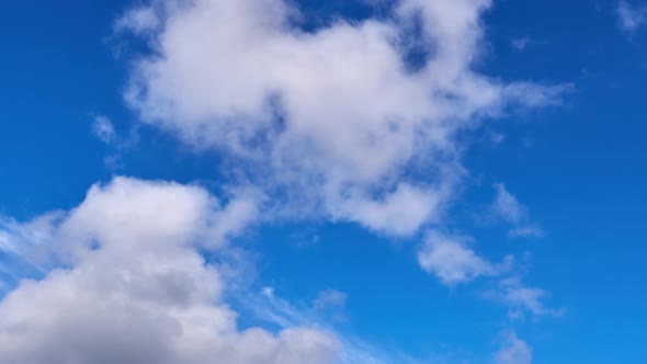 Clouds with Blue Sky Timelapse