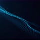Blue Particles Moving Abstract Animation - VideoHive Item for Sale