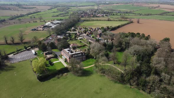Catthorpe Manor And Village Leicestershire Landscape Aerial