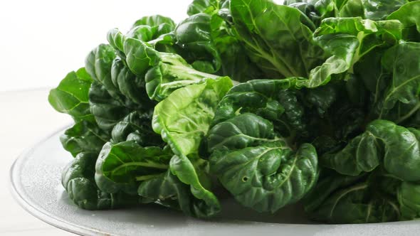 Green Pok Choy Cabbage Leaves, Organic Healthy Food alt