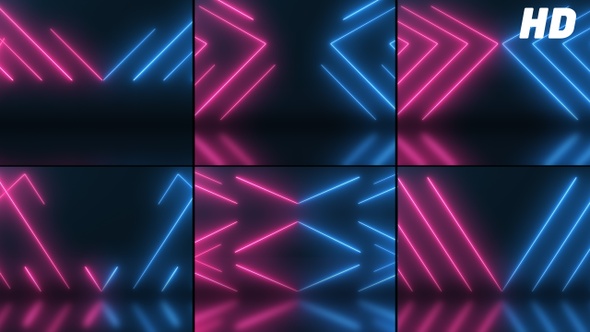 Abstract Neon Line HD
