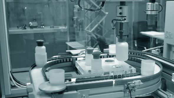 Robot in an Industrial Plant Closeup alt