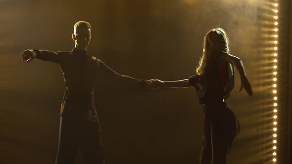 Sensual Rumba Dance Performed By a Pair of Professional Ballroom Dancers alt