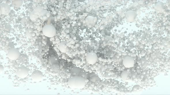 Clean Particles Background 3D 4K