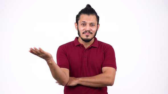 Indian man checking out someone alt