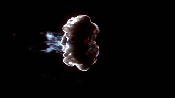 3D Animation Of Smoke Clouds