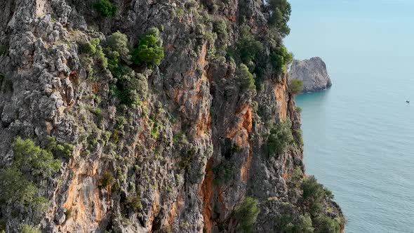 Castle Alanya Kalesi Aerial View alt