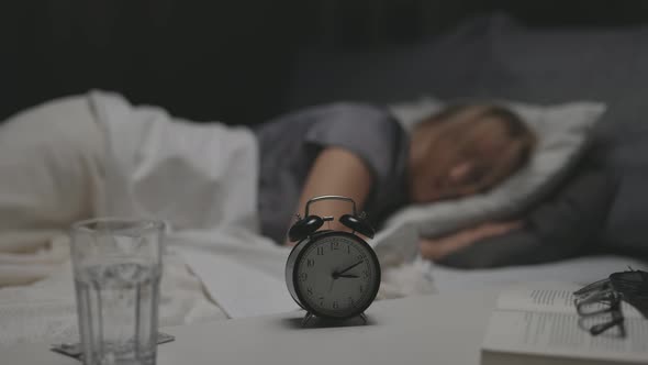 Woman Having Sleeping Disorder