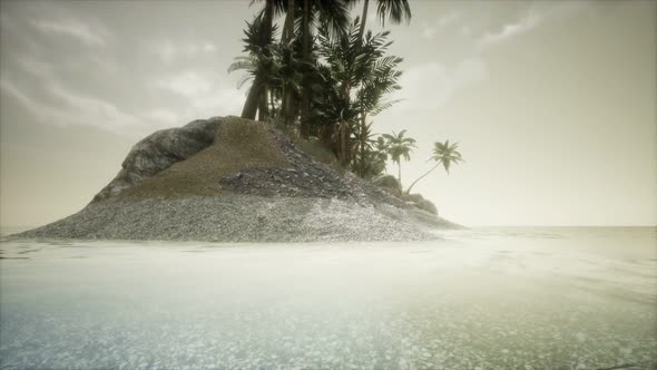 Soft Twilight of the Amazing Tropical Marine Beach alt