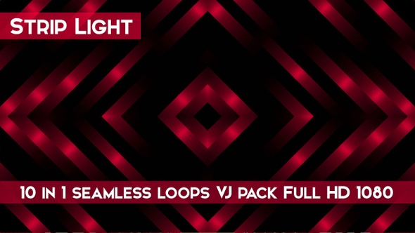 Strip Light VJ Loops Pack