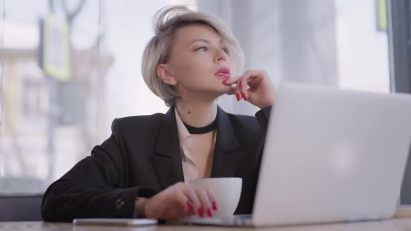 Portrait of a Beautiful Business Woman alt