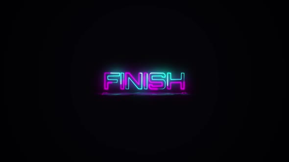 Finish Text Animation