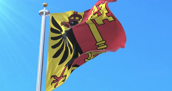 Geneva Flag, Switzerland alt