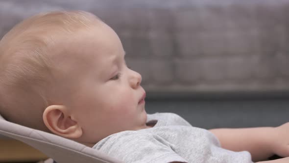 Father Picking Up the Tablet Computer From the Kid the Child is Upset and Crying alt