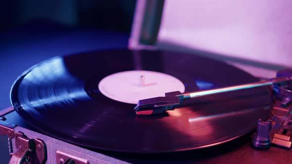 Vinyl Record Closeup alt