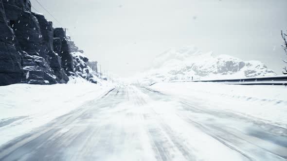 Winter Car Road