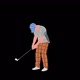 2D Golf Player Short Shot - VideoHive Item for Sale