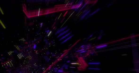 Abstract creative virtual reality cyberspace background.