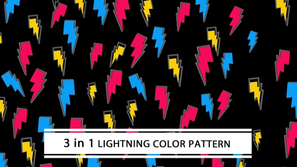 Lightning Color Pattern