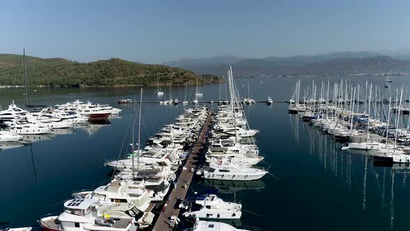 Marina with Sail Boats alt