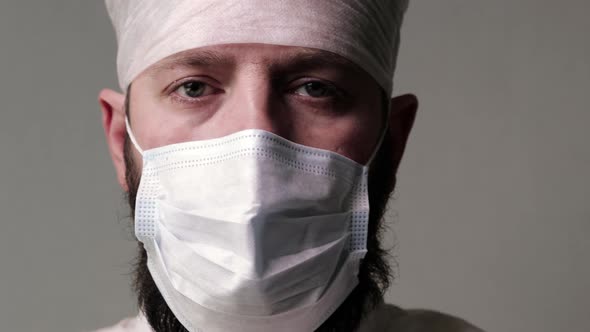 Doctor Is Preparing for Shift in the Hospital alt