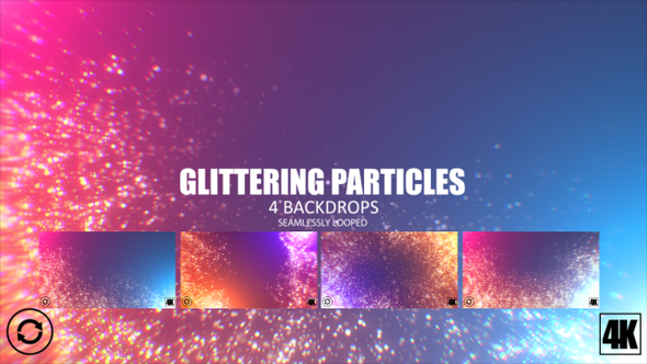 Glittering Particles 4K