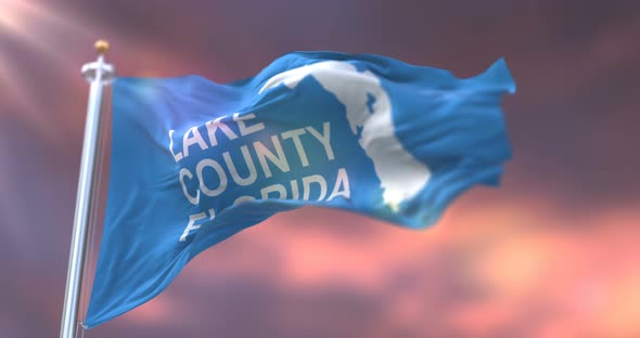 Lake County Flag, Florida, United States alt