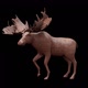 Wood Toy Moose - VideoHive Item for Sale