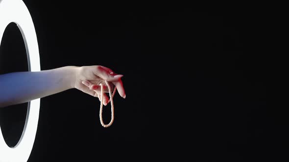 Jewelry Fashion Night Sale Hand Pearl Necklace alt