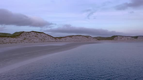The Landscape of the Sheskinmore Bay Next To the Nature Reserve Between Ardara and Portnoo in alt