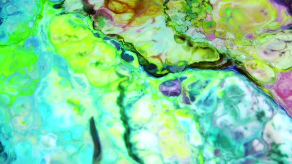 Abstract Background With Psychedelic Painting In Vivid Colors 520 alt