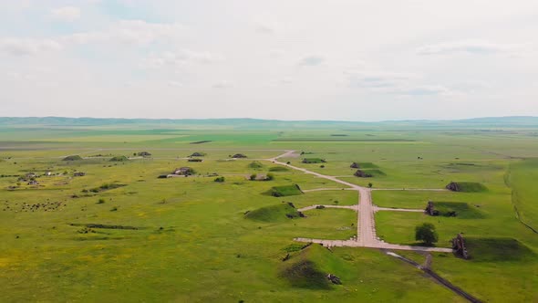 Old Soviet Shiraki Military Airfield Base, Georgia alt