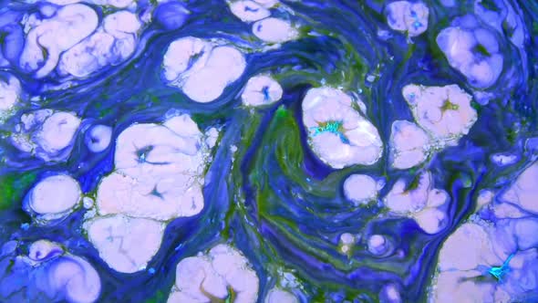 Liquid Colorful Paint Pattens Mix In Slow Motion  alt