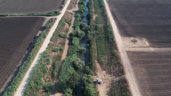 Jordan River Amazing Drone Shot At the Jordan river infinite River Israel drone shot