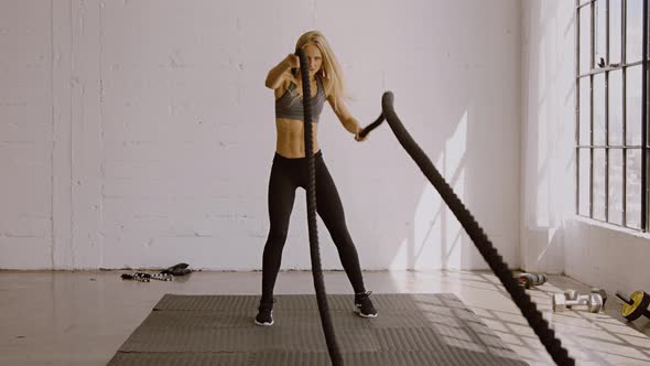 Very Fit Woman Working Out alt