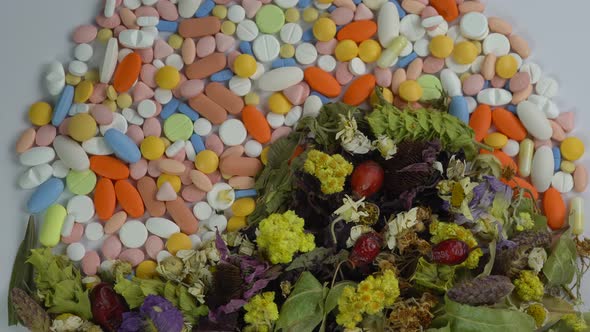 Pills And Medicinal Plants