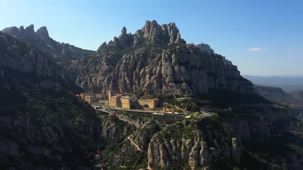 Santa Maria De Montserrat Abbey Spain alt