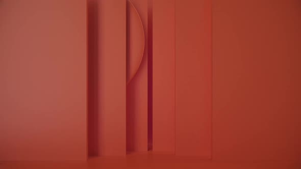 Abstract Loop Red Scene Background