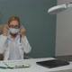 Female Doctor Taking Off Face Mask Continuing Working Indoors - VideoHive Item for Sale