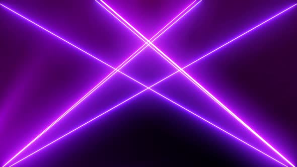 Abstract laser neon light 